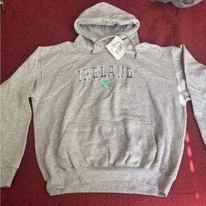 Heather Gray Ireland Pullover Hoodie